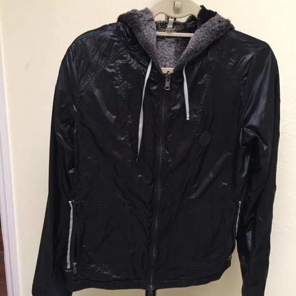 Armani Jeans- Polyamide & Faux Fur jacket hooded - Picture 1 of 8